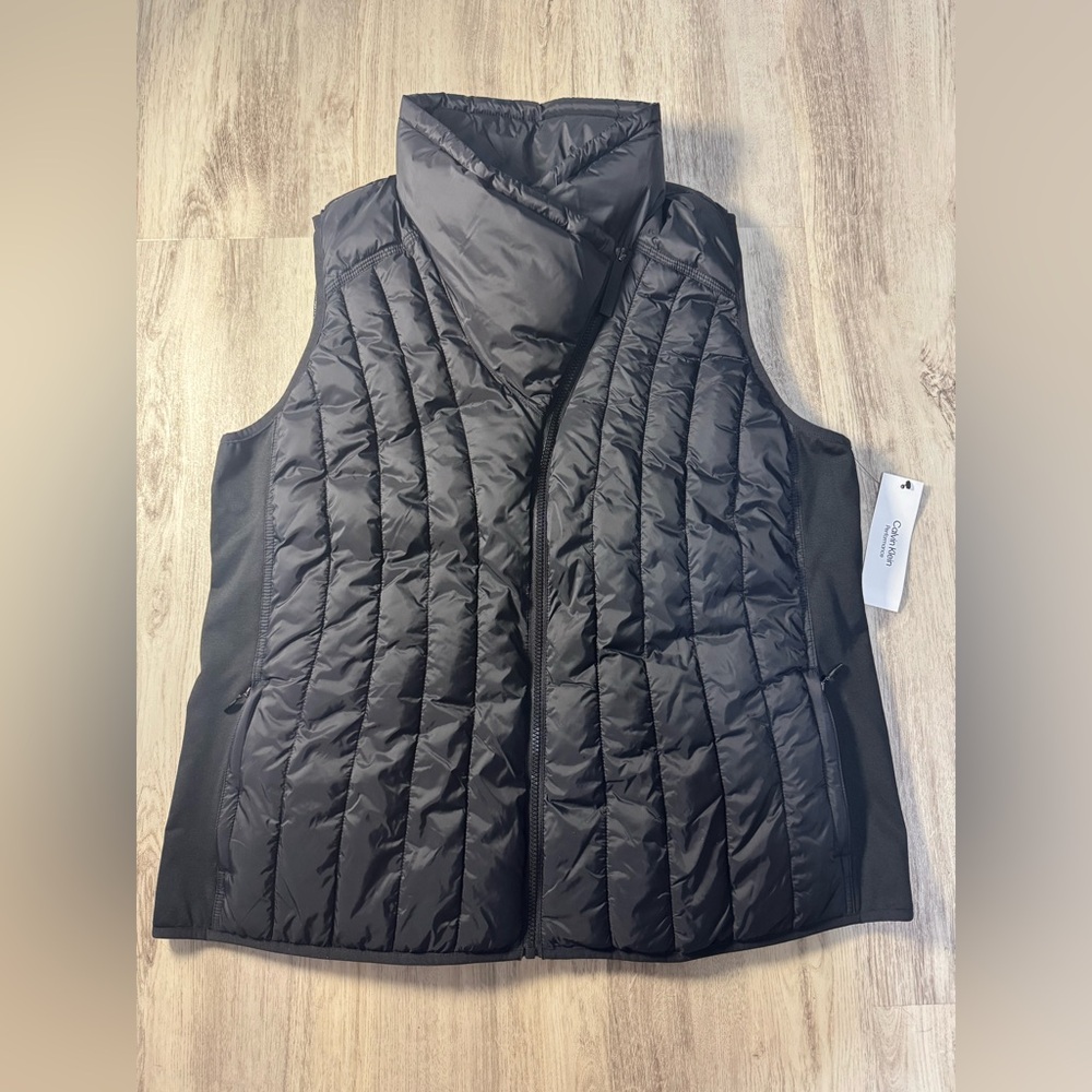 Calvin Klein Black Quilted Vest
